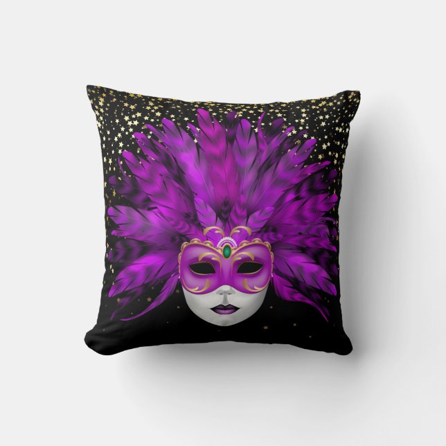 Mardi Gras Pillow Kissen (Vorderseite)