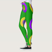 Mardi Gras Polka Dots Leggings (Links)