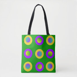 Mardi Gras Polka Dots Tasche