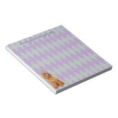 Mardi Gras Poodle Notizblock (angewinkelt)