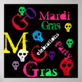 MARDI GRAS POSTER (Vorne)