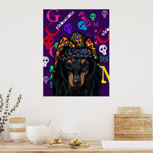 Mardi GRAS Poster (Küche)
