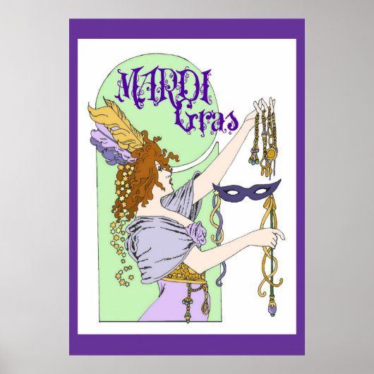 Mardi Gras Poster (Vorne)