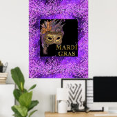 Mardi Gras Poster (Heimbüro)