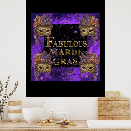 Mardi Gras Poster (Küche)