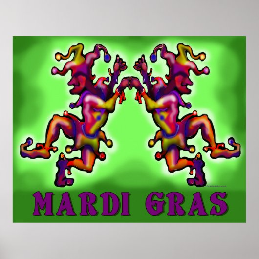 Mardi Gras Poster (Vorne)