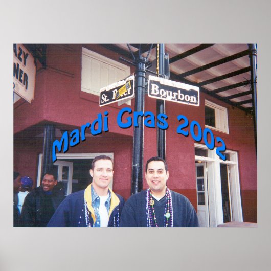 Mardi Gras Poster (Vorne)