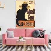 Mardi Gras Poster 2014 Leinwanddruck (Insitu (Wohnzimmer))
