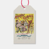 Mardi Gras Poster Geschenkanhänger (Vorderseite)