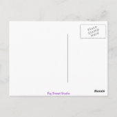 Mardi Gras Poster Postkarte (Rückseite)