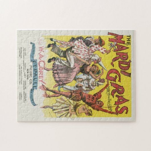 Mardi Gras Poster Puzzle (Horizontal)