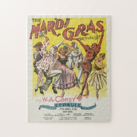 Mardi Gras Poster Puzzle (Vertikal)
