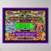Mardi Gras Poster soll individuell angepasst werde (Vorne)