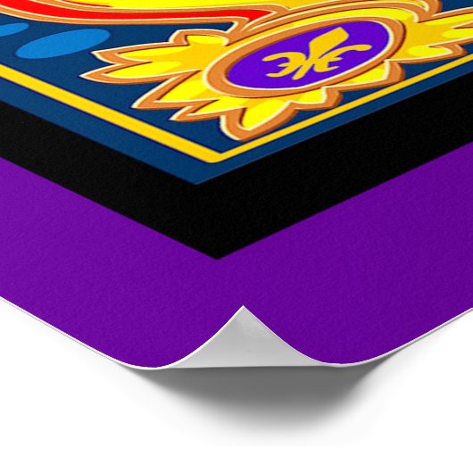 Mardi Gras Poster soll individuell angepasst werde (Ecke)