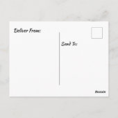 Mardi Gras Postkarte (Rückseite)