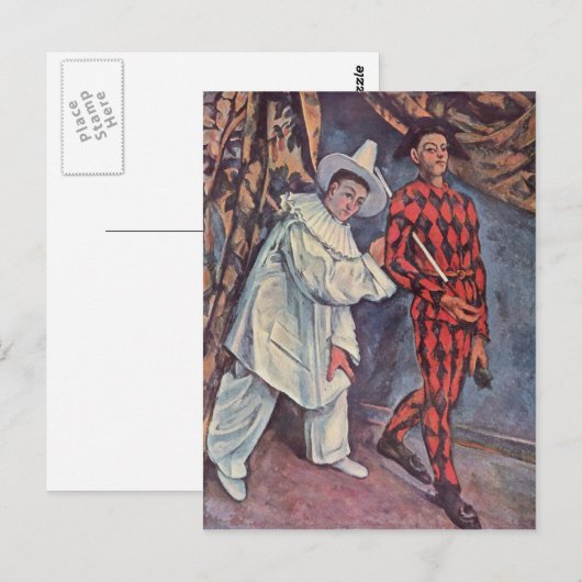 Mardi Gras Postkarte (Vorne/Hinten)