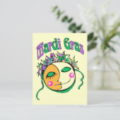 Mardi Gras Postkarte (Stehend Vorderseite)