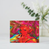 Mardi Gras Postkarte (Stehend Vorderseite)