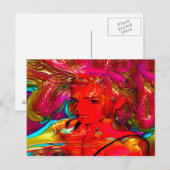 Mardi Gras Postkarte (Vorne/Hinten)