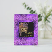 Mardi Gras Postkarte (Stehend Vorderseite)