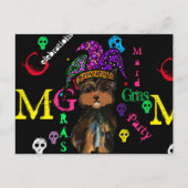 Mardi GRAS Postkarte (Vorderseite)