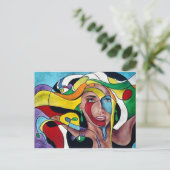 Mardi Gras Postkarte (Stehend Vorderseite)