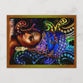 Mardi Gras Postkarte (Vorderseite)