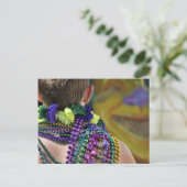 Mardi Gras Postkarte (Stehend Vorderseite)
