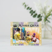 Mardi Gras Postkarte (Stehend Vorderseite)