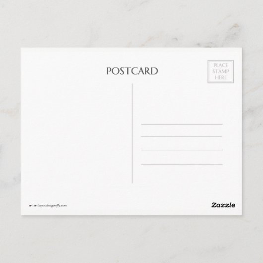 Mardi Gras Postkarte (Rückseite)