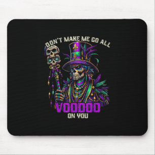 Mardi Gras Priest Hexendoktor Voodoo auf Sie Mousepad