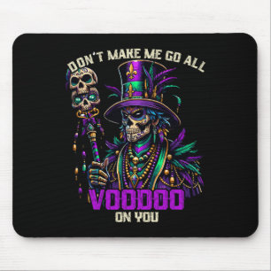 Mardi Gras Priest Top Hat New Orleans Hexendoktor Mousepad