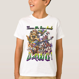 Mardi Gras Puppies "Dawg" T - Shirt