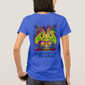 Mardi Gras Queen 3 View Notes unten T-Shirt (Rückseite)