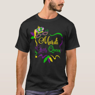 Mardi Gras Queen Carnival Masquerade T-Shirt