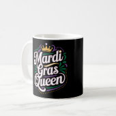 Mardi Gras Queen Kaffeetasse (Vorderseite Links)