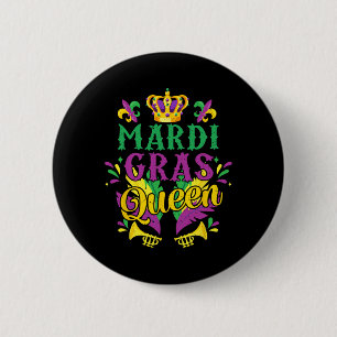 Mardi Gras Queen Parade Kostüm Party Giro del Malc Button