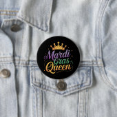 Mardi Gras Queen Parade Kostüme Party Button (Beispiel)