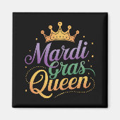 Mardi Gras Queen Parade Kostüme Party Magnet (Vorne)