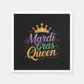 Mardi Gras Queen Parade Kostüme Party Serviette (Vorderseite)