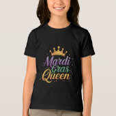 Mardi Gras Queen Parade Kostüme Party Tri-Blend Shirt (Vorderseite)