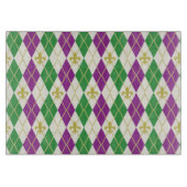 Mardi Gras Raute Glass Cutting Board Schneidebrett (Vorderseite)