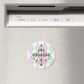 Mardi Gras Raute Magnet (In Situ (Geschirrspüler))