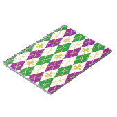 Mardi Gras Raute Notebook Notizblock (Linke Seite)