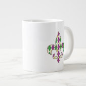 Mardi Gras Raute Tasse (Vorderseite Rechts)