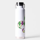 Mardi Gras Raute Trinkflasche (Vorne)