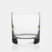 Mardi Gras Raute Whiskyglas (Links)