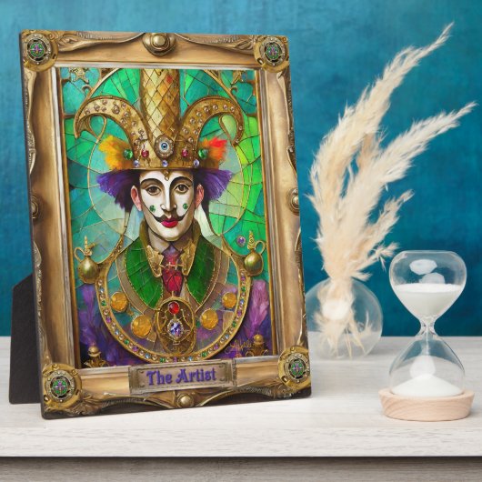 Mardi Gras Realm Portraits - Der Künstler Dali Fotoplatte (Seite)