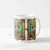 Mardi Gras Realm Portraits - Der Künstler Dali Kaffeetasse (VorderseiteRechts)