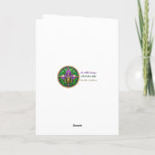 Mardi Gras Realm Portraits - Der Künstler Dali Karte (Rückseite)